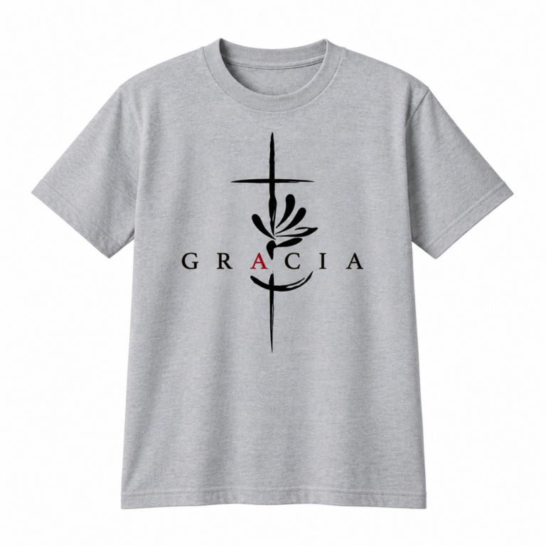 ガラシャ Tシャツ（ライトグレー）